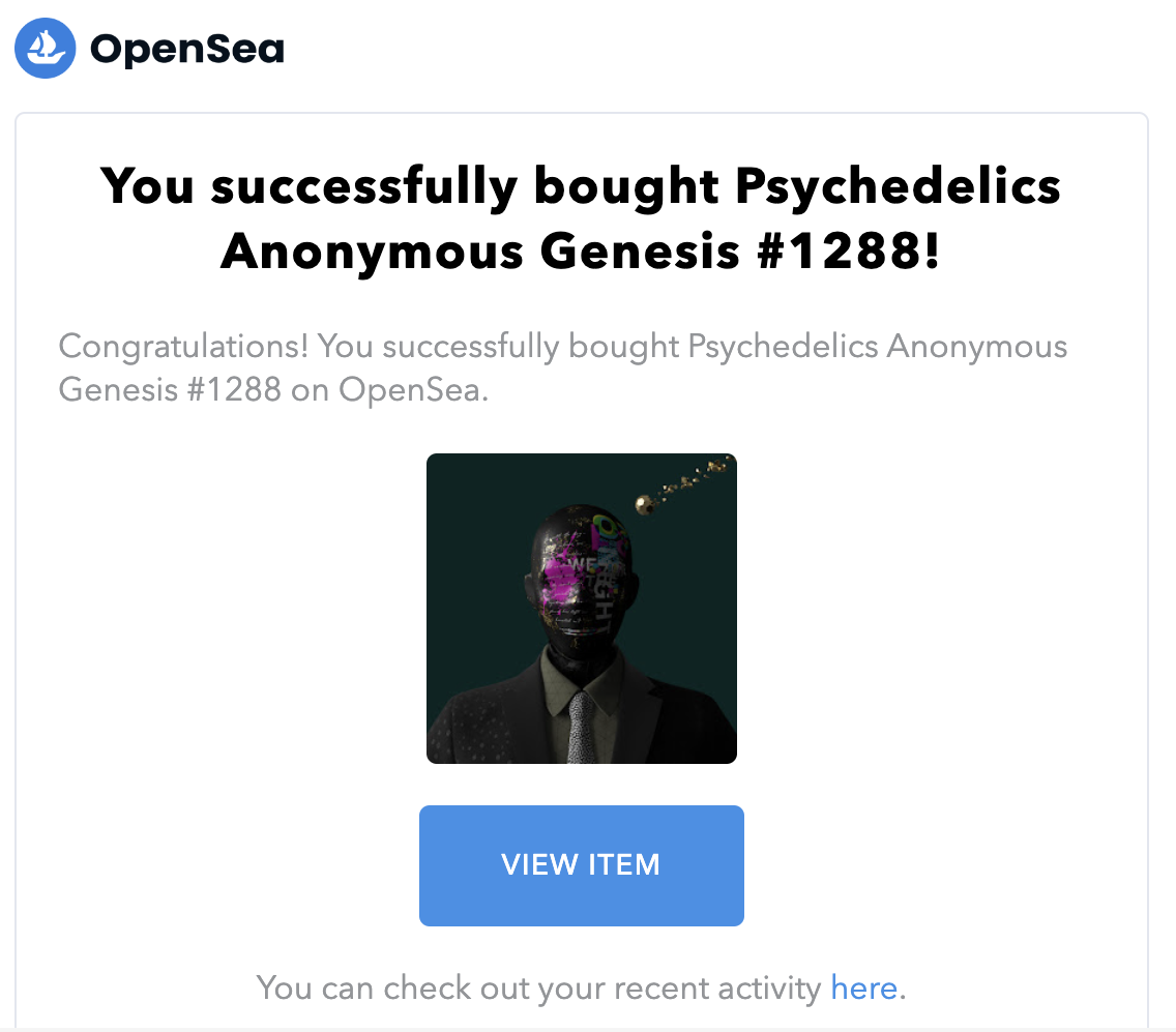 Psychedelics Anonymous – NFTs & Mental Health